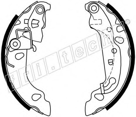 fri.tech. 17274 Brake Shoe Set